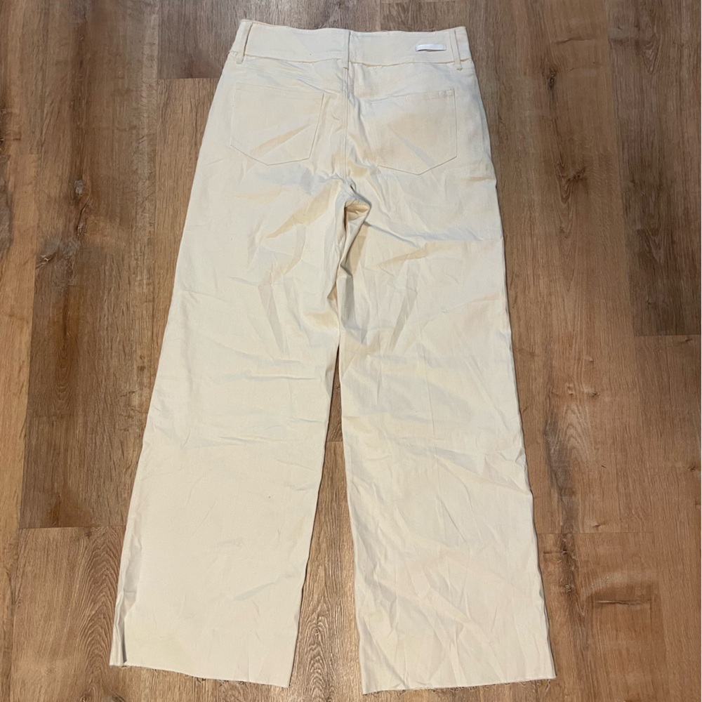 NWT PAIGE Sasha Raw-Waistband Trousers - Picture 9 of 13